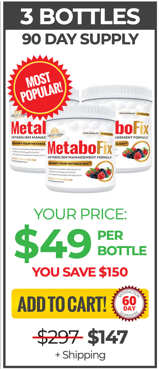 MetaboFix Pricing 2
